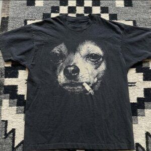 Chihuahua smoking a cigarette T-shirt